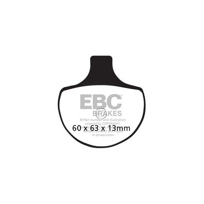Plaquettes de freins EBC Sinter Métal Fritté avant