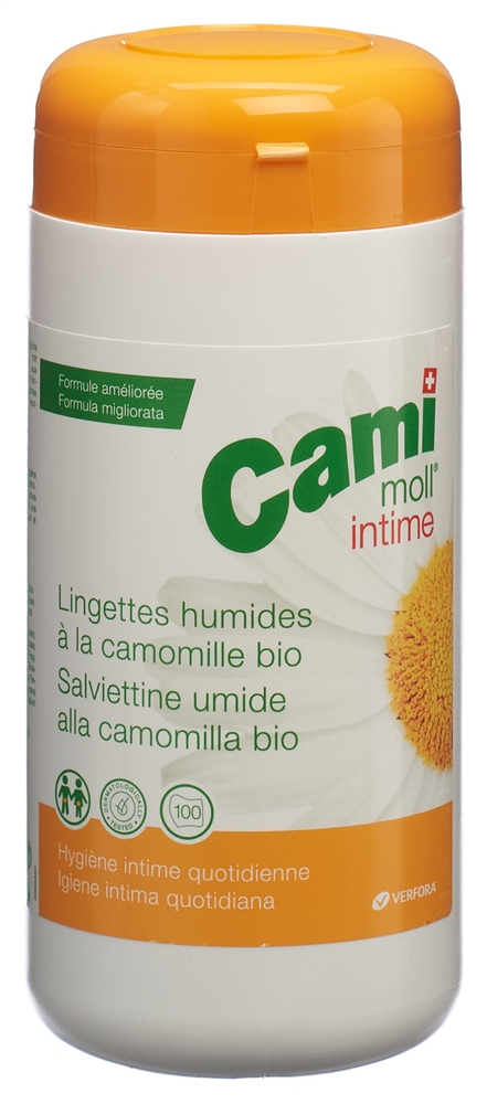 CAMI MOLL intime Feuchttücher neue Formel Ds 100 Stk