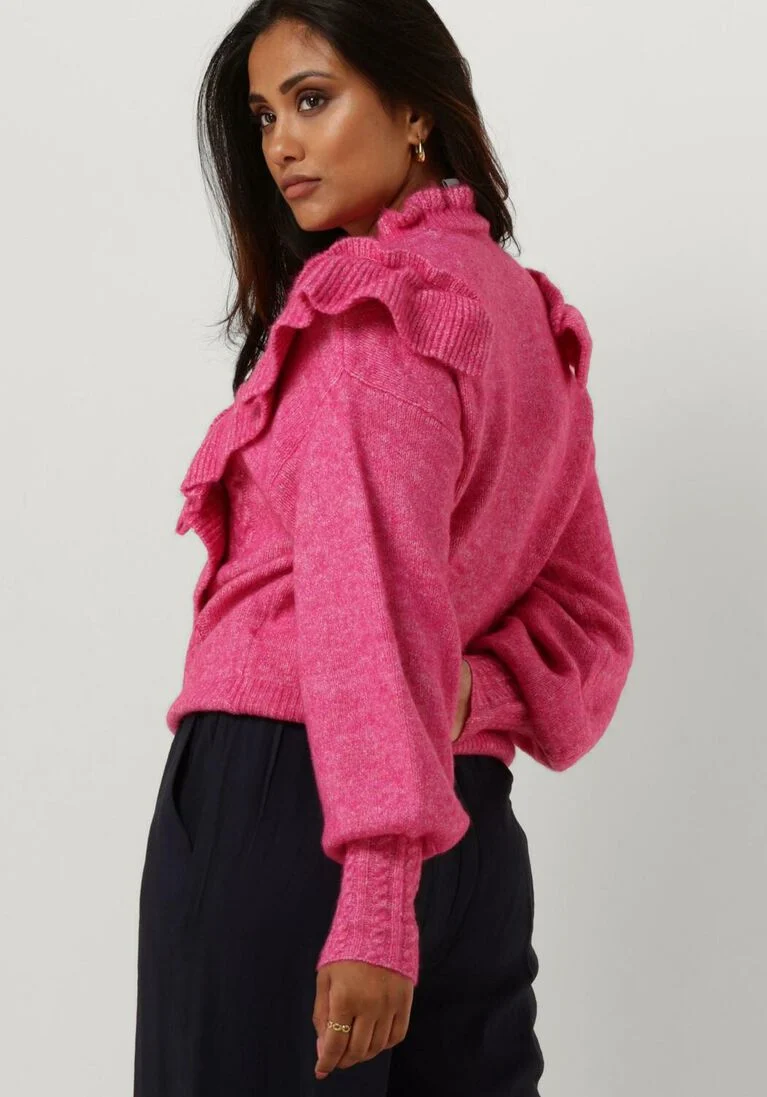 Y.A.S. paarse y.a.s. trui yasbistra ls knit pullover