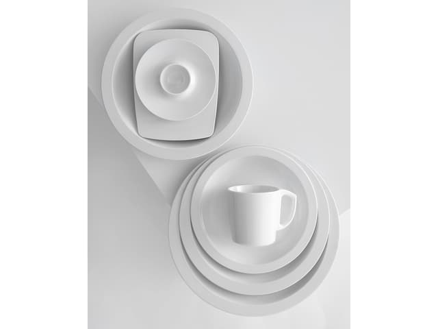 Rosti Hamlet Frokosttallerken Dia. 21 x 2 cm Hvid