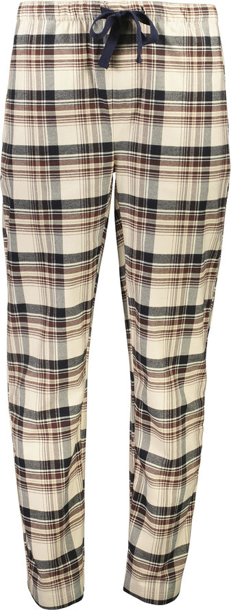 Lindbergh Checked brushed pyjama pants Rød