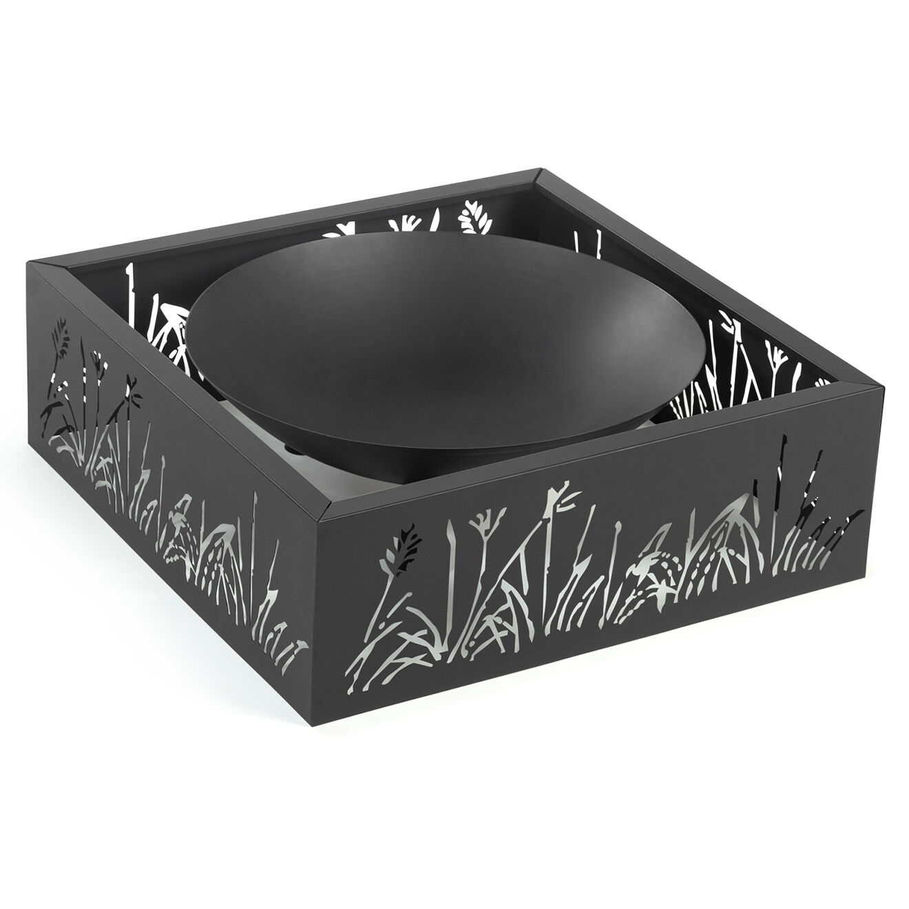 Pratik Garden Braséro beringa noir - 60x60x20 cm