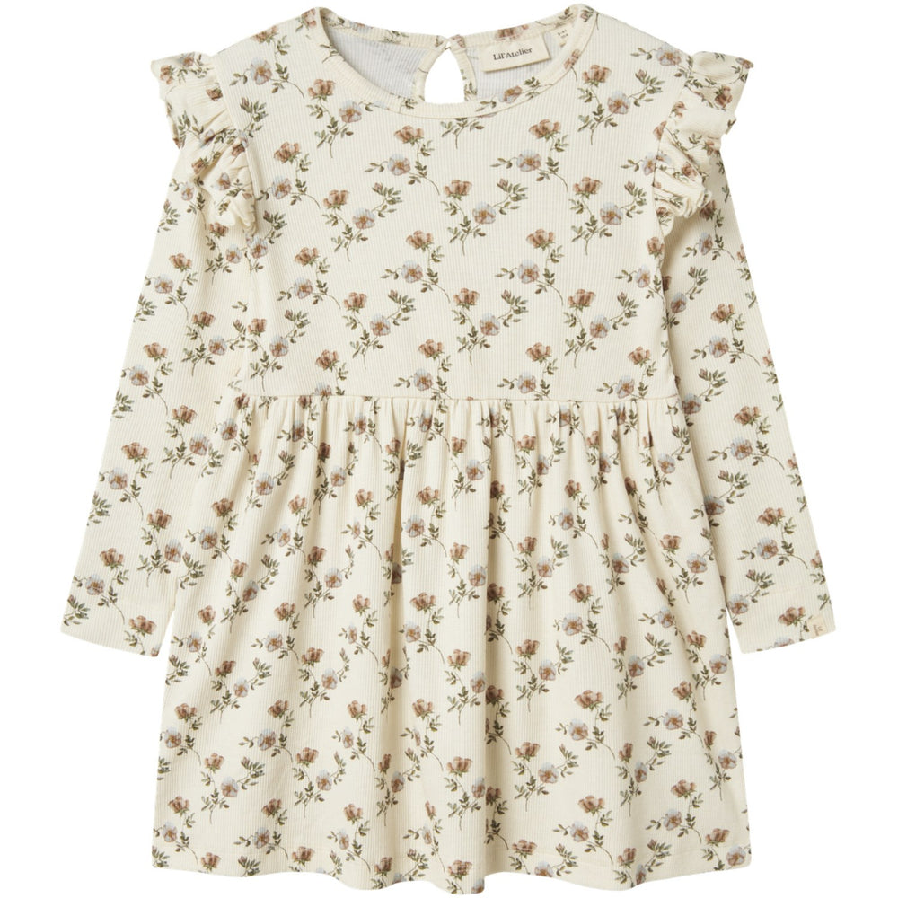 Køb Lil'Atelier Turtledove Flower Gavo Eno Kjole