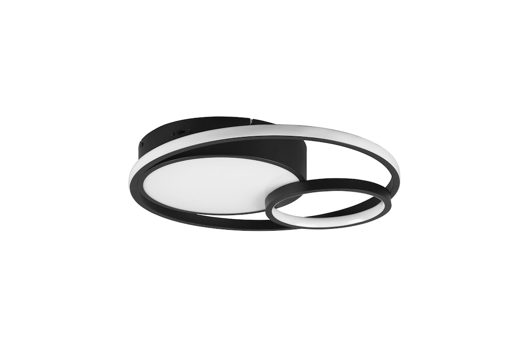 LED Deckenlampe VUELTA 48 cm schwarz