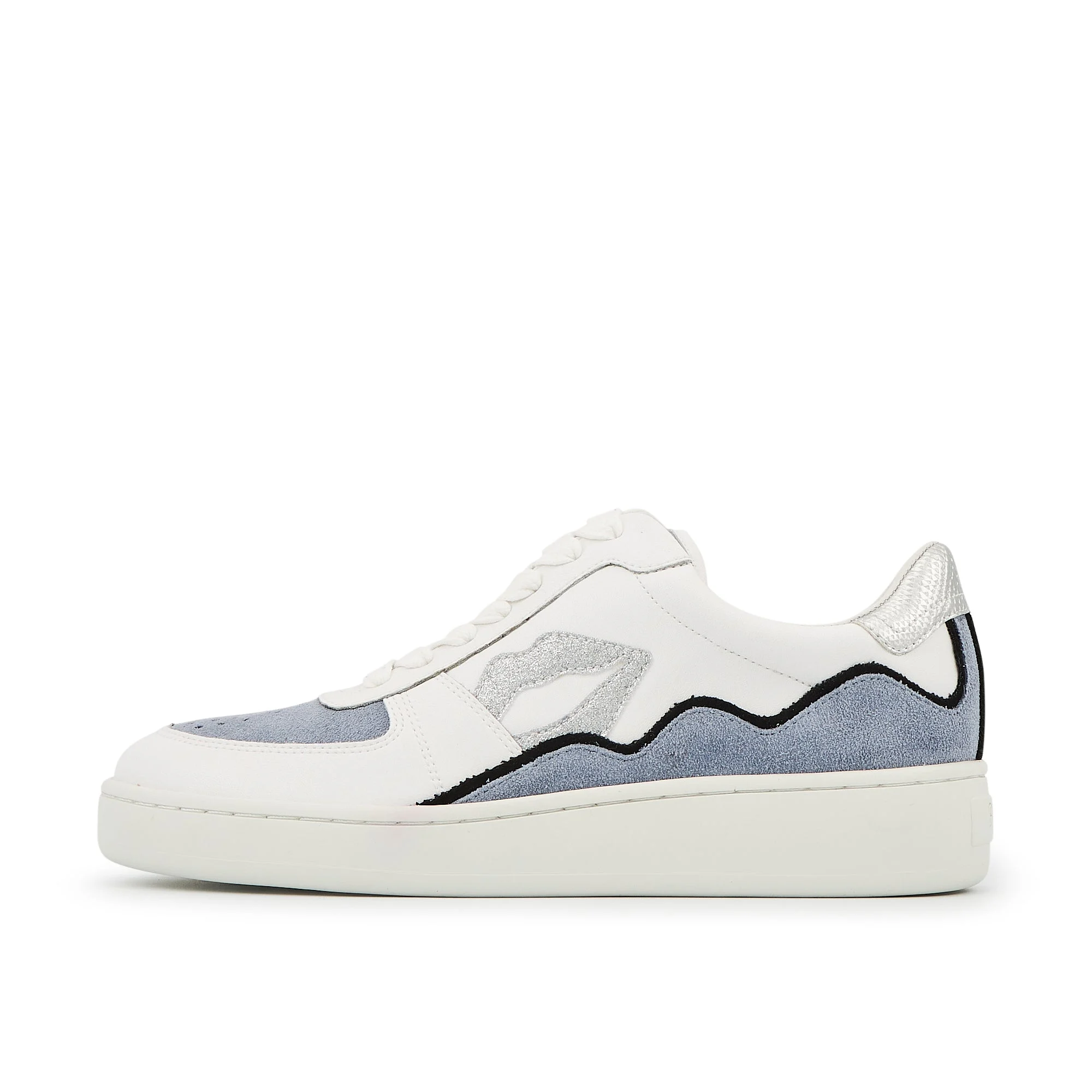 LOULOUSUEDE - Sneakers en cuir | Argent