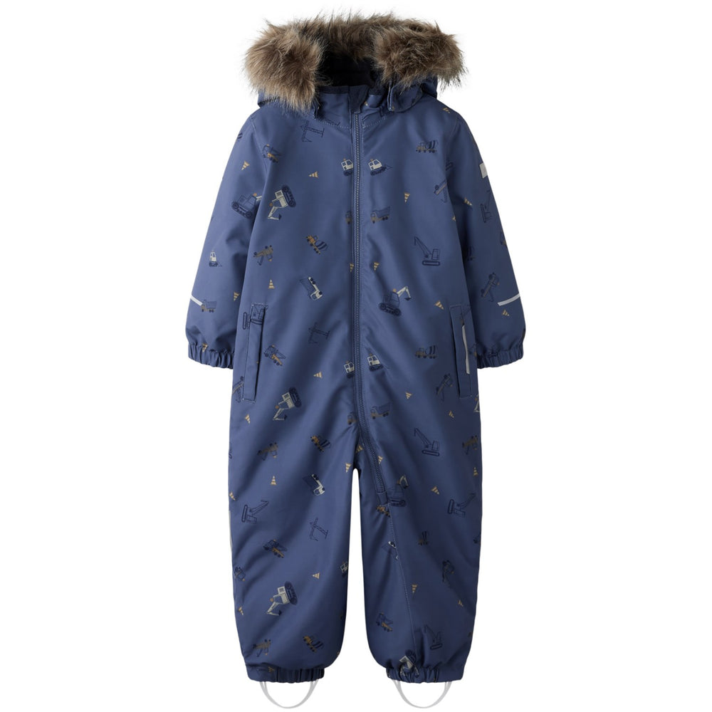 Køb Name It Vintage Indigo Work Nmmsnow10 Dragt Aop Fo Noos