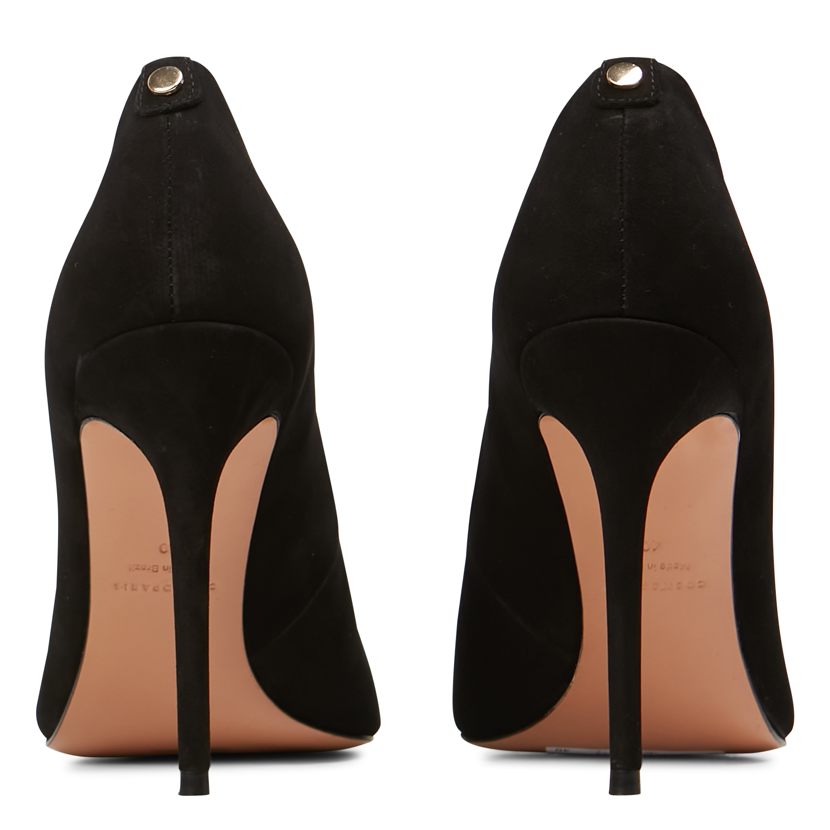 JISSIA2 - Escarpins en cuir velours | Noir