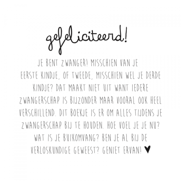 Kidooz Mijn Negen Maanden Boek Zwart
