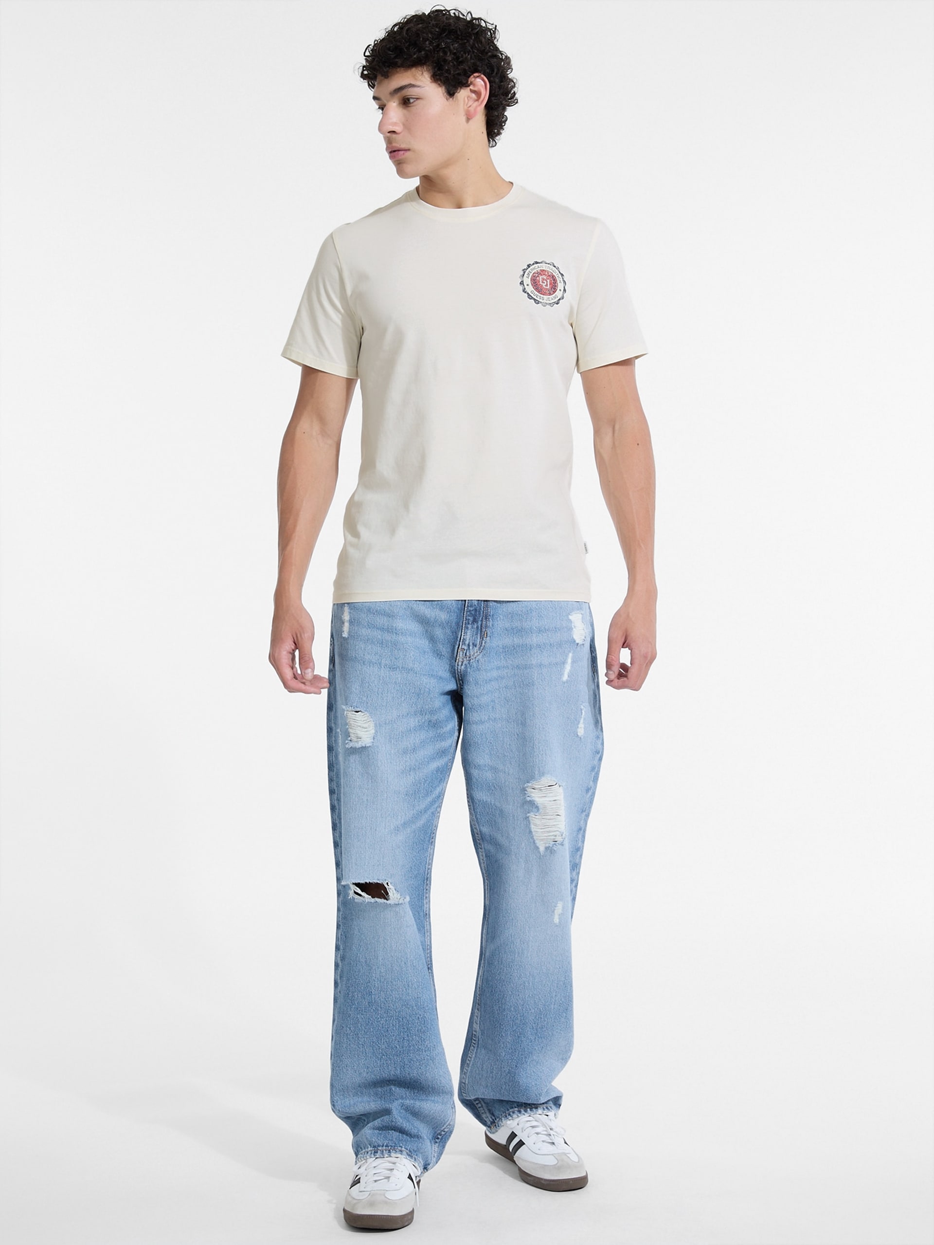 Camiseta Slim com Logo