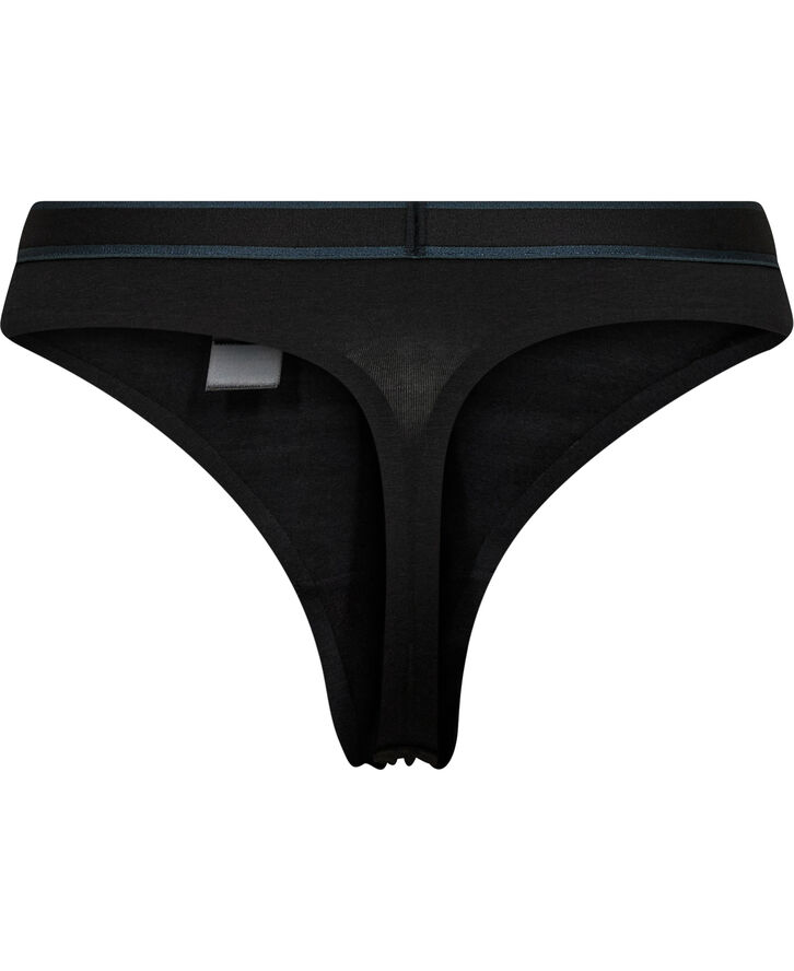 Calvin Klein THONG Black w/ ink logo
