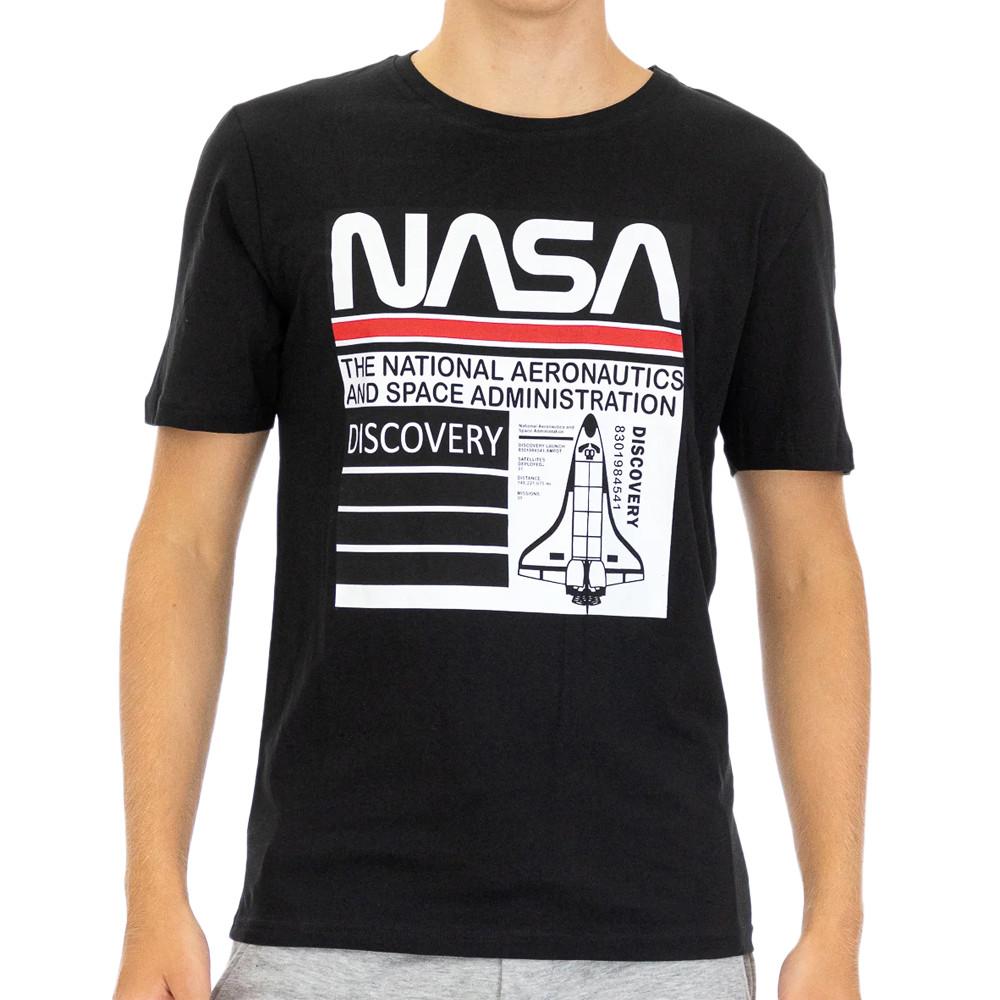 Nasa T-shirt Noir Homme Nasa 57T