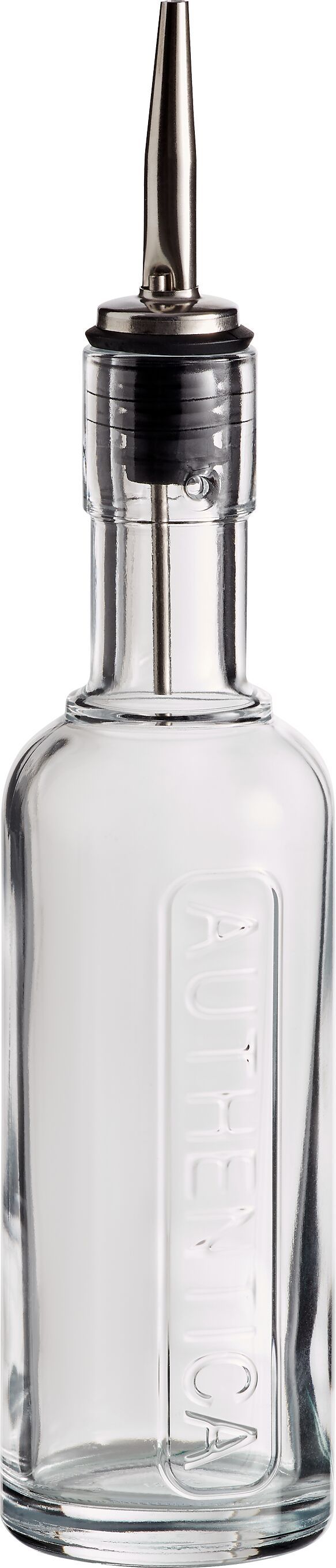 AUTHENTICA Flasche mit Ausgiesser - Transparent / H: 21.0 cm