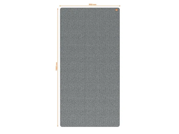 Nobo Move & Meet Whiteboard & Notice Board 1800x900 mm - grå - med grå kant