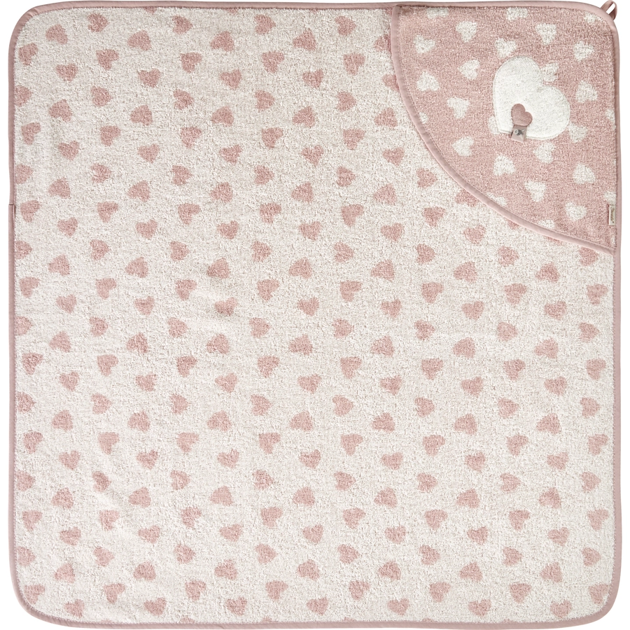 Sterntaler Kapuzen-Badetuch 80 x 80 cm Emmi Girl zartrosa