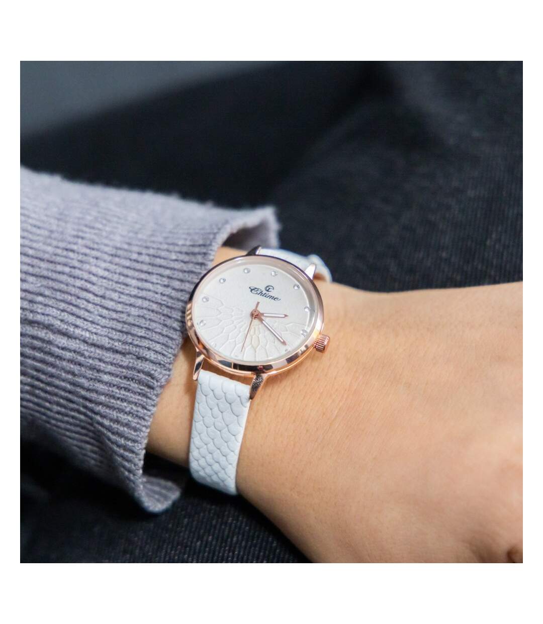 Montre Femme Couleur Blanc CHTIME