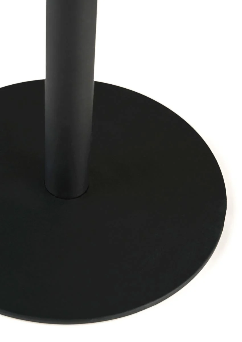 Lysestake svart - 18x18x80 cm