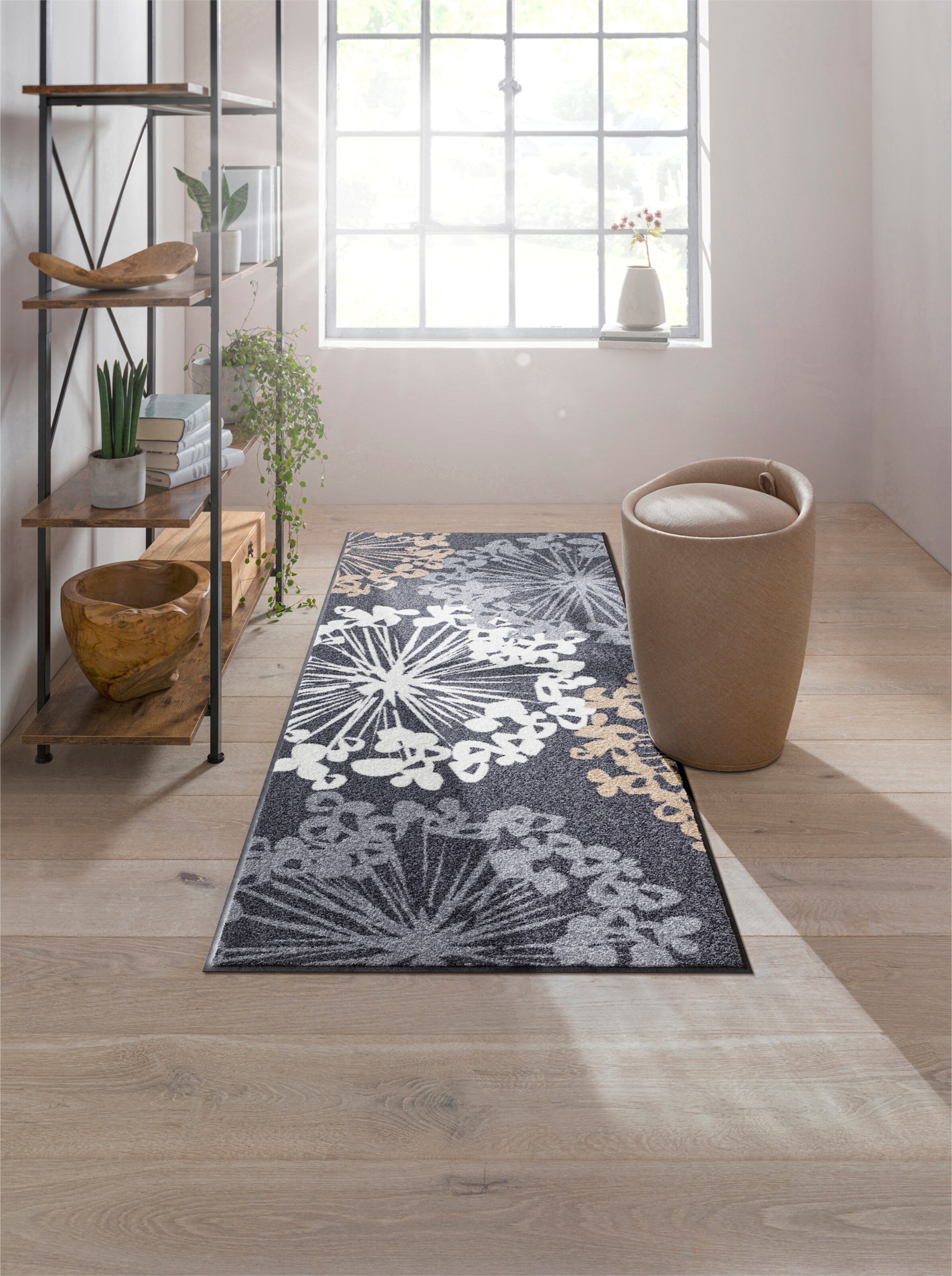 heine home Fußmatte in anthrazit-taupe