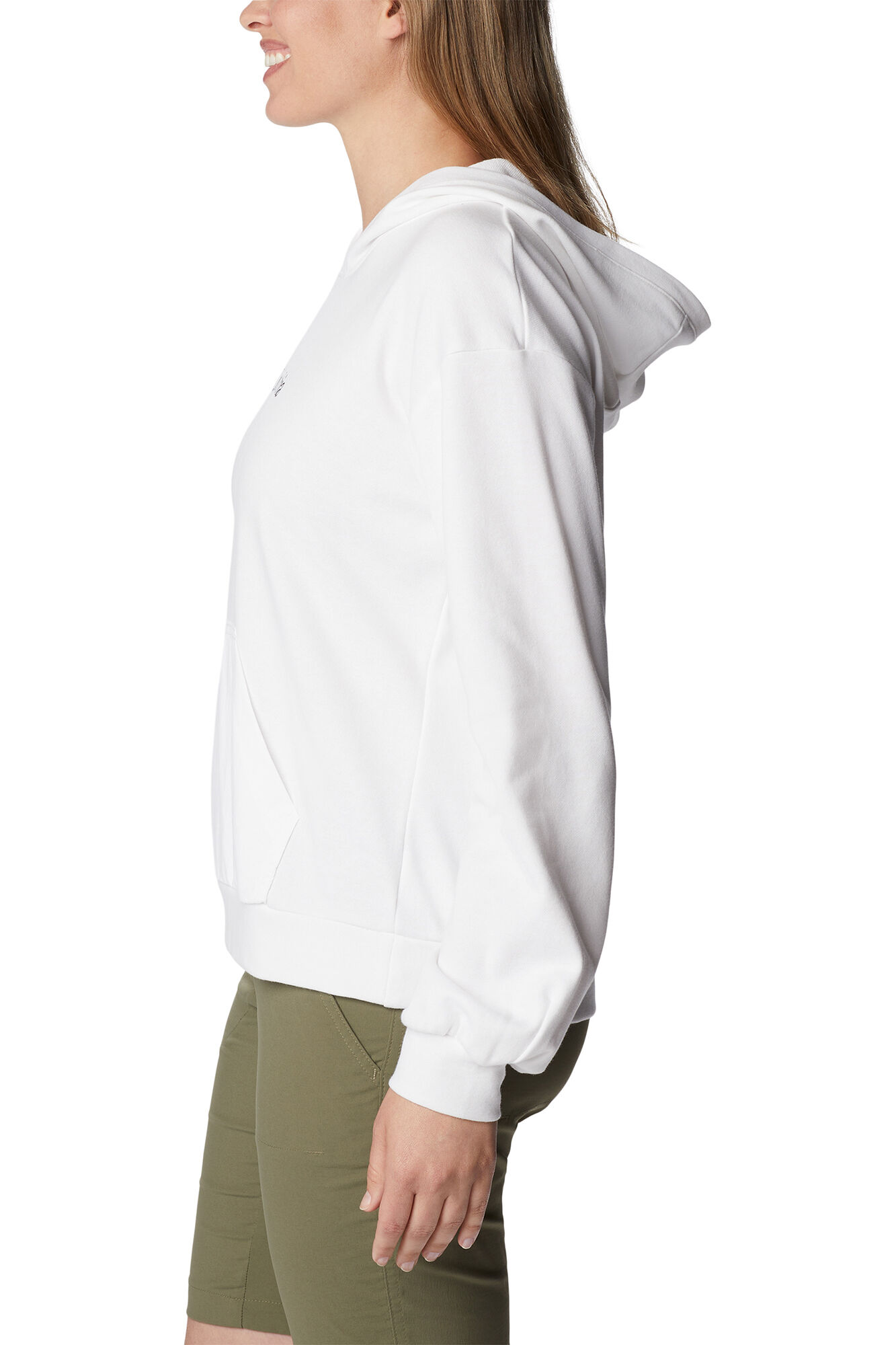 Moletom feminino Columbia Logo™ III French Fleece - Branco