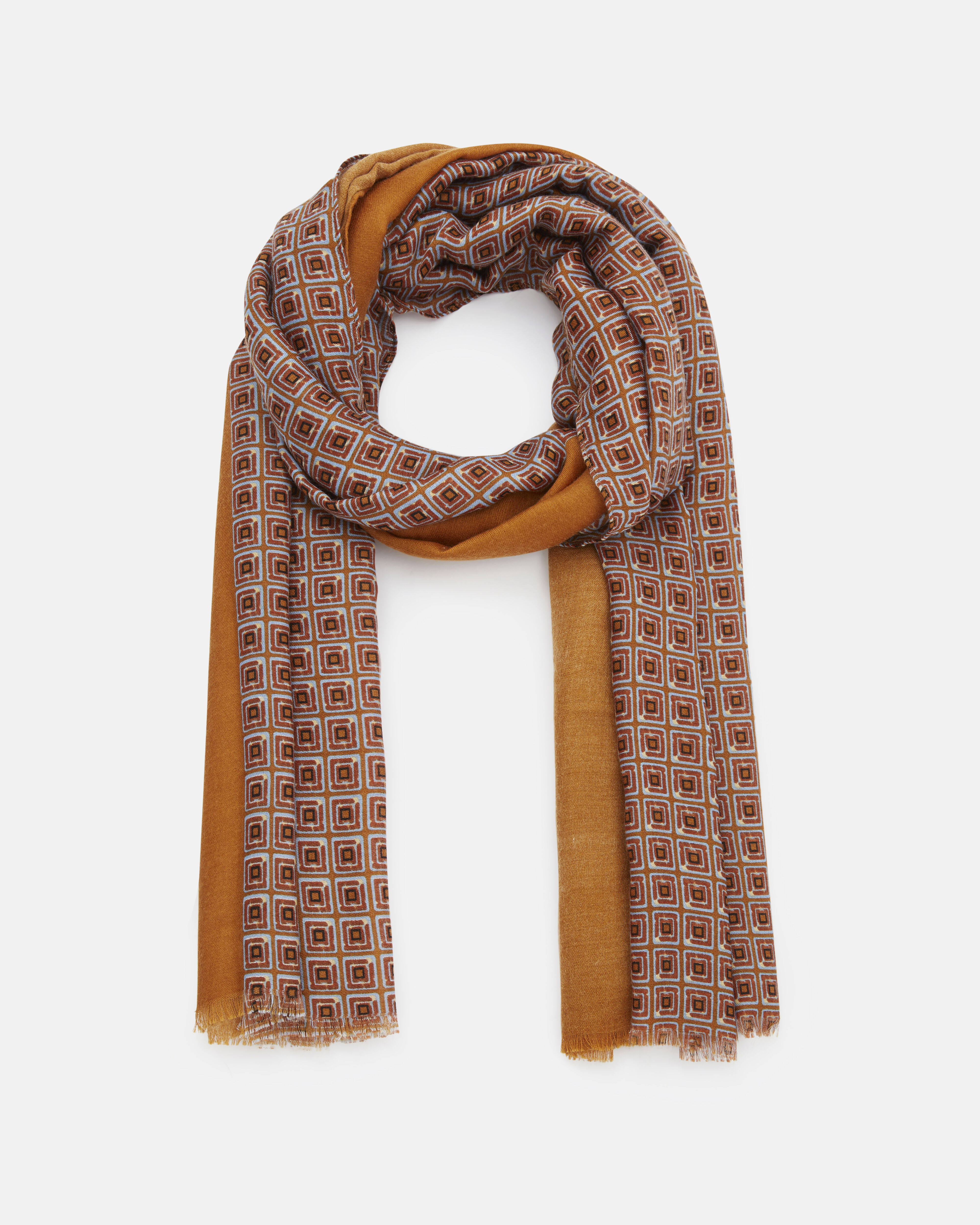 FOULARD DIMIA Cognac multicolore