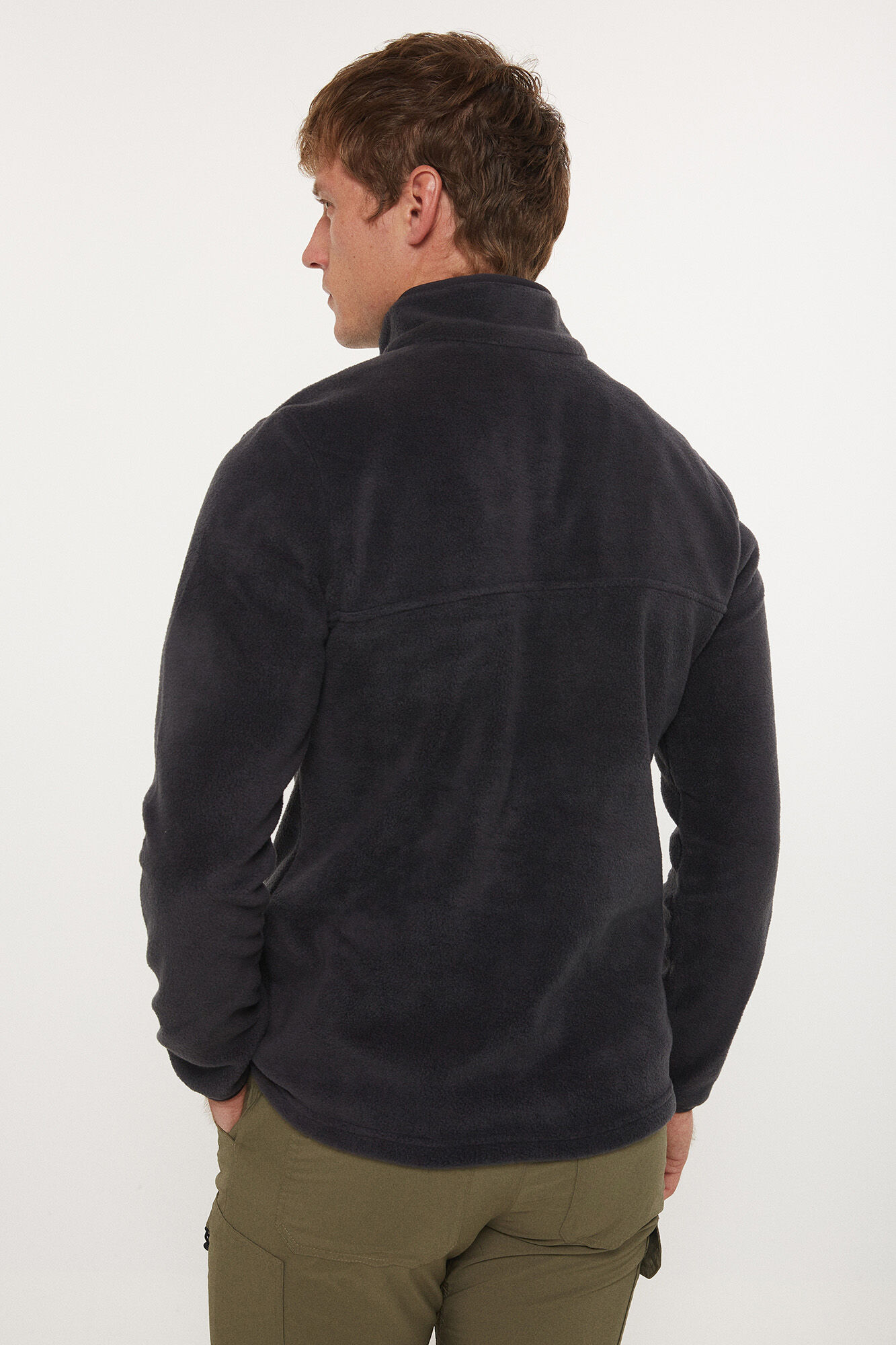 Fleece Columbia™ Benton Springs™ com fecho de pressão médio
