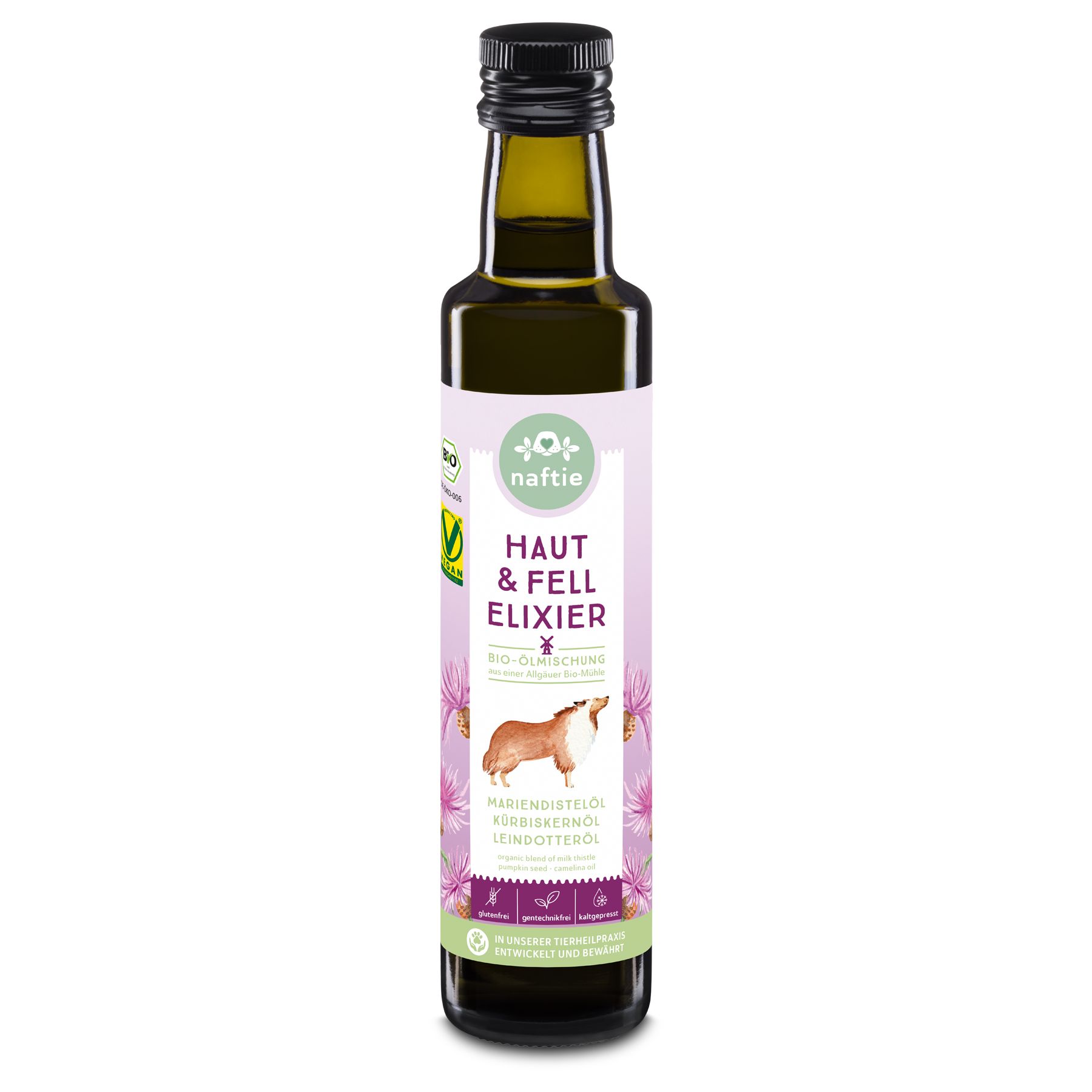 naftie Bio-Ölmix Haut & Fell Elixier für Hunde