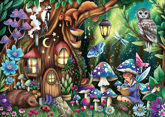 Puslespill In The Magical Forest 1000 brikker, Ravensburger