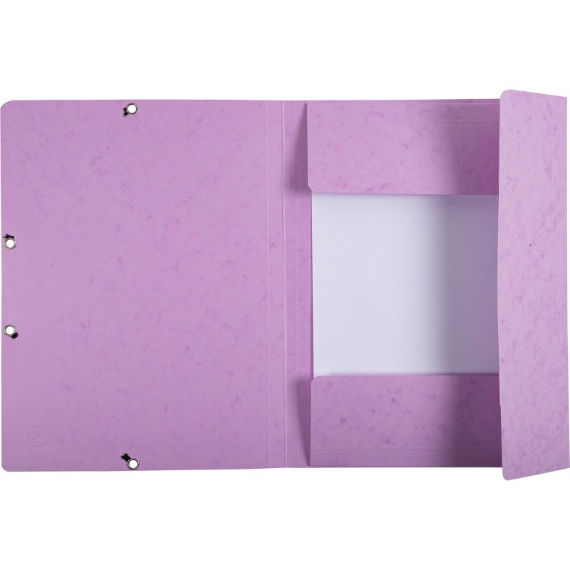 Chemise à élastique 3 rabats carton Aquarel Exacompta 24 x 32 dos 2,5 cm couleurs