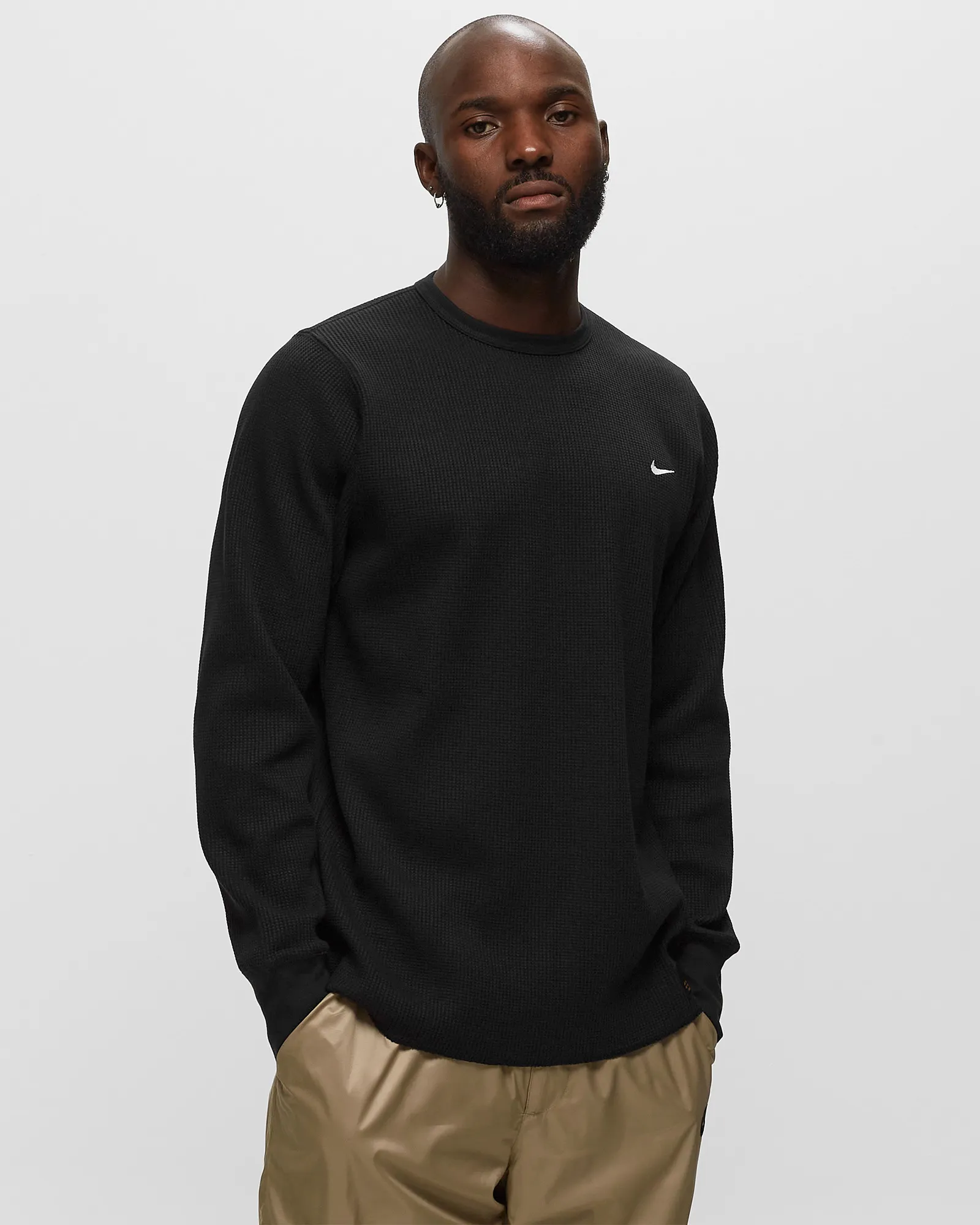 Nike Life Long-Sleeve Heavyweight Waffle Top