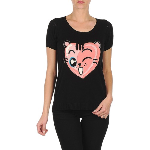 Manoush - TEE SHIRT VALENTINE - Noir