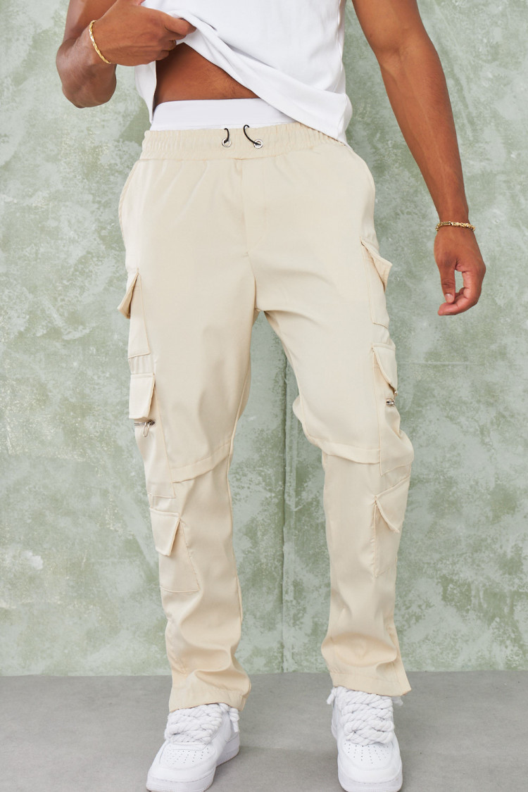 Joggerpant cargo beige