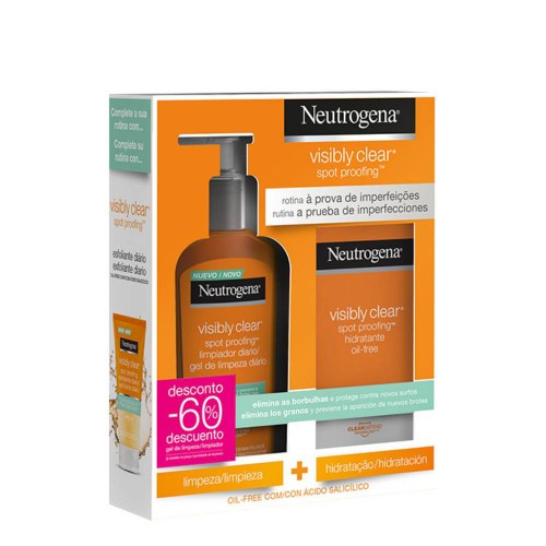 Neutrogena Spot Controlling Hidratante Facial 50ml   Gel de Limpeza 200ml