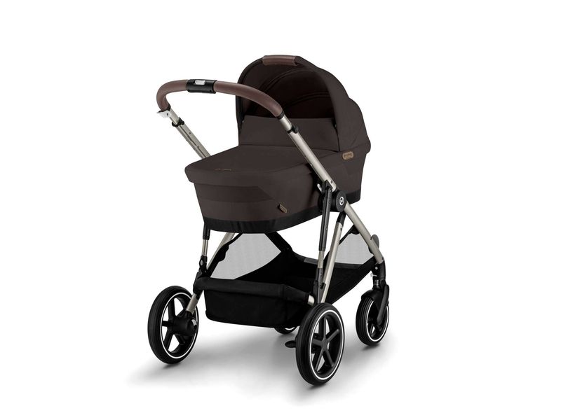 CYBEX Gold Kinderwagen Gazelle S Dunkelbraun Kinderwagen mit 20 Kombinationen