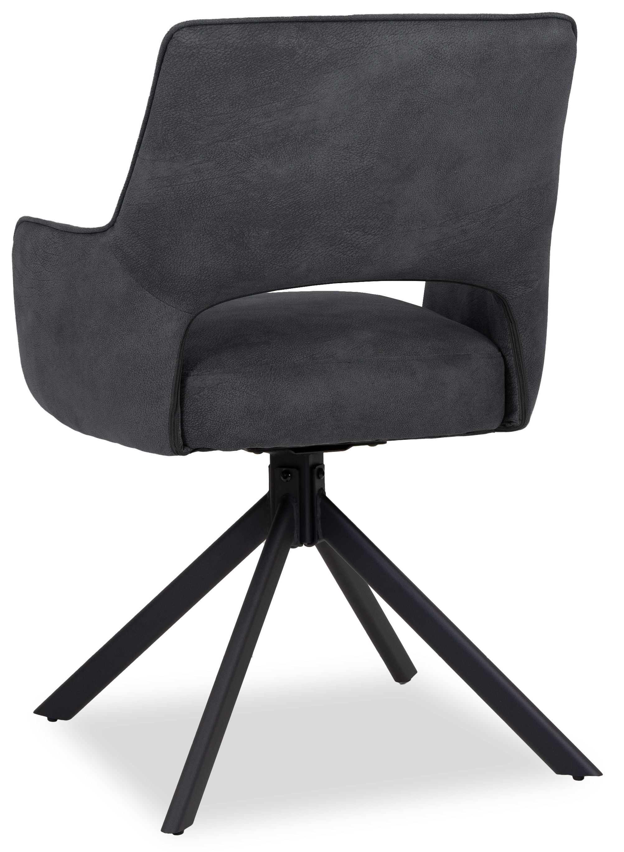 Eetkamerstoel Atlanta 17 zwart Sonja B58 x D58 x H86 cm
