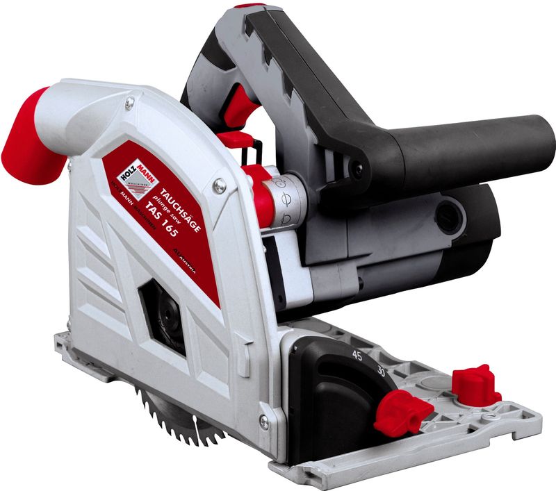 Holzmann Invalzaag TAS165 met stofzak - 165mm - 1200W