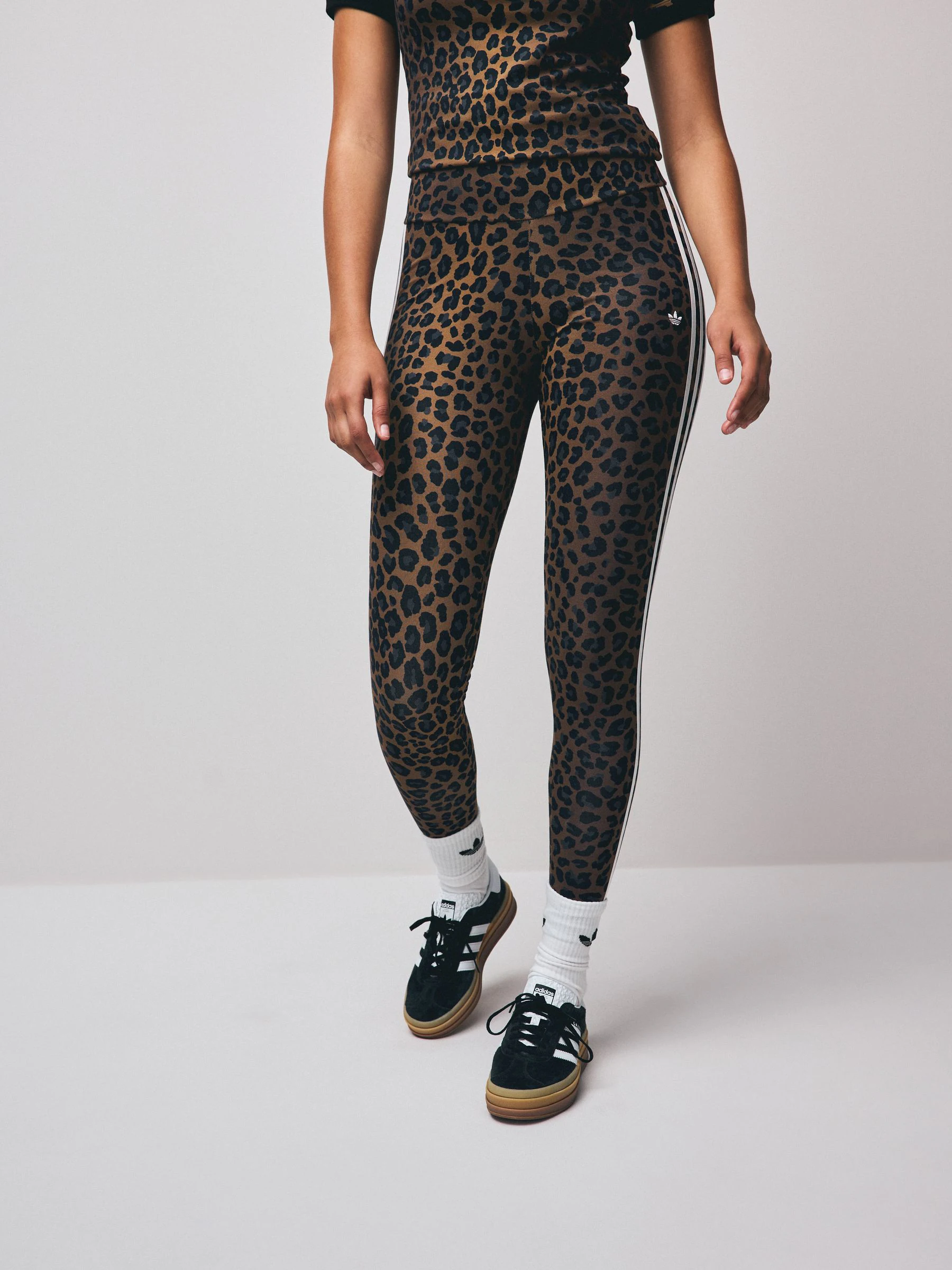 adidas Originals Leopard 3-Stripes Leggings