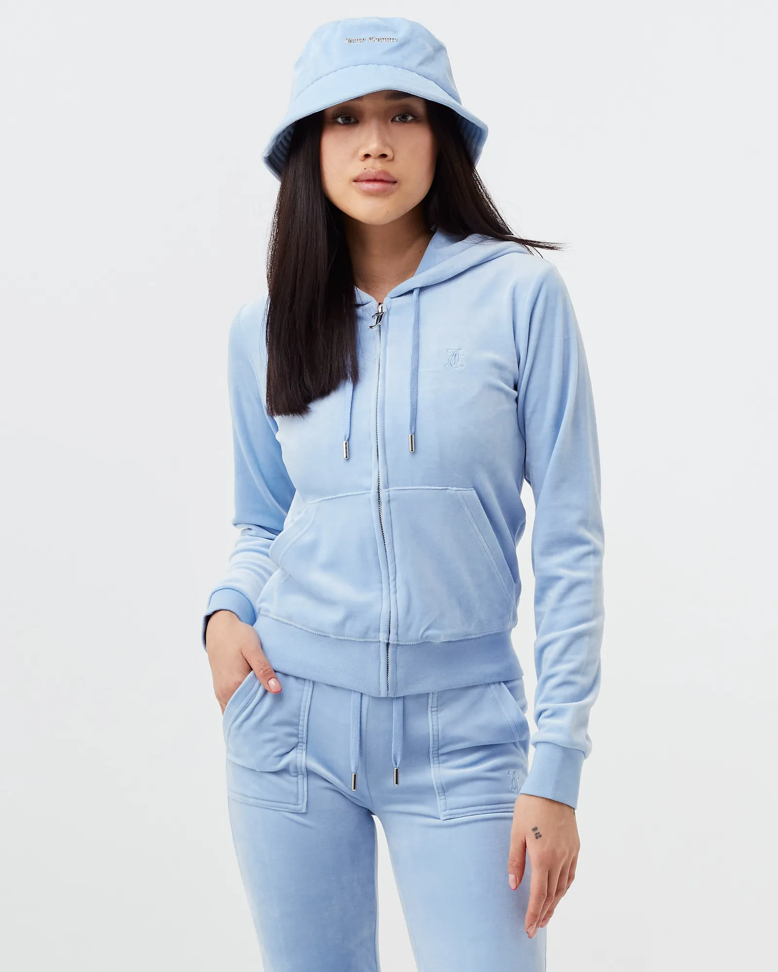 Moletom com zíper Juicy Couture Classic Velor Robertson