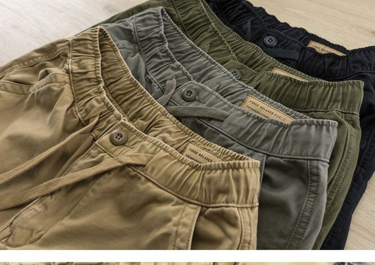 Nightbell - Effen shorts met trekkoord in de taille