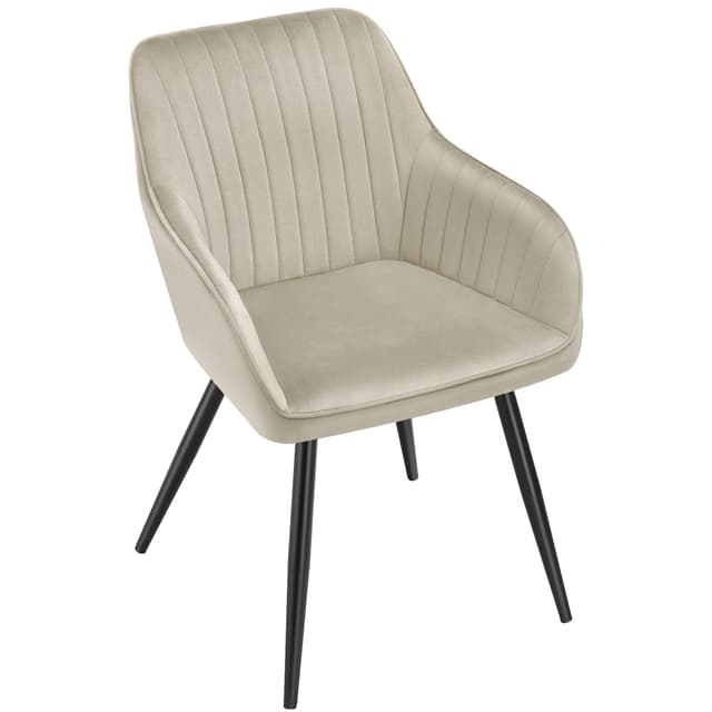 Stol Marilyn, velour, quiltet