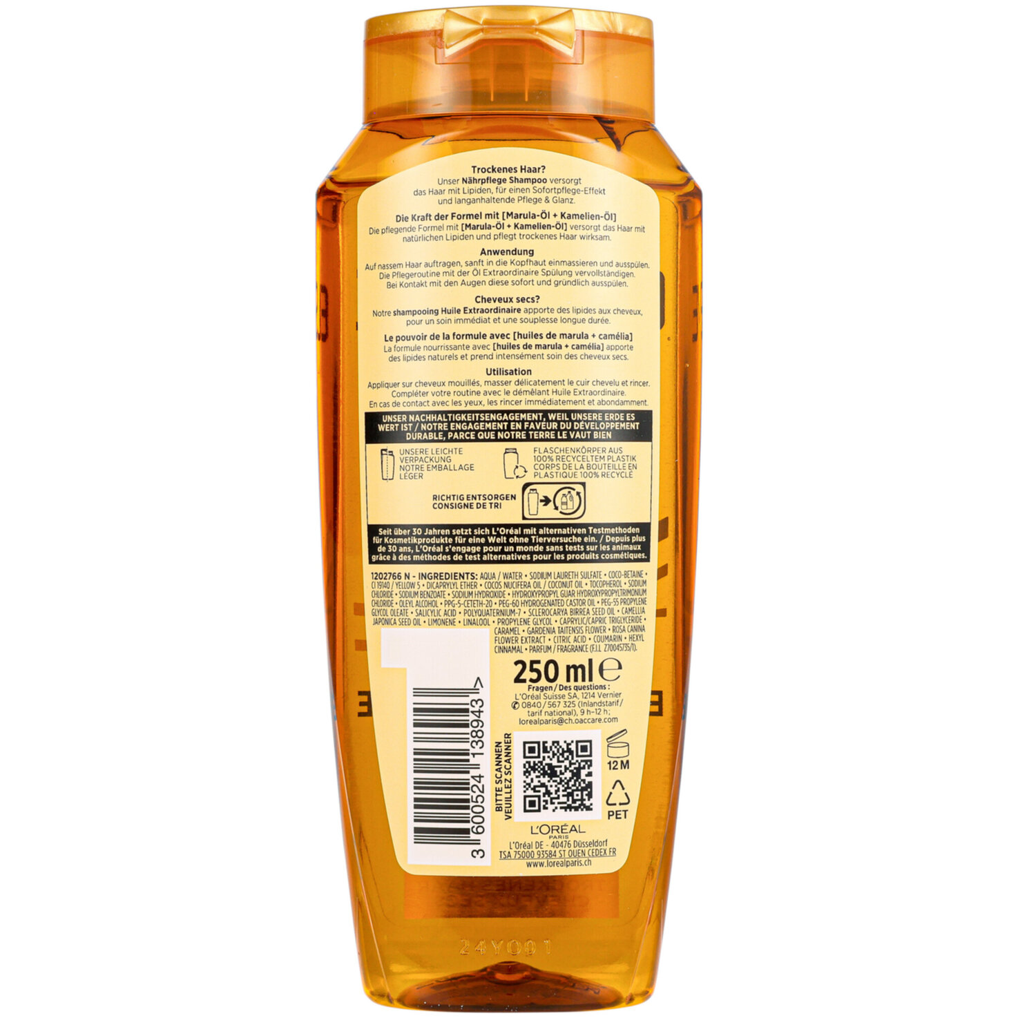 Elseve Shampoo Öl Magique