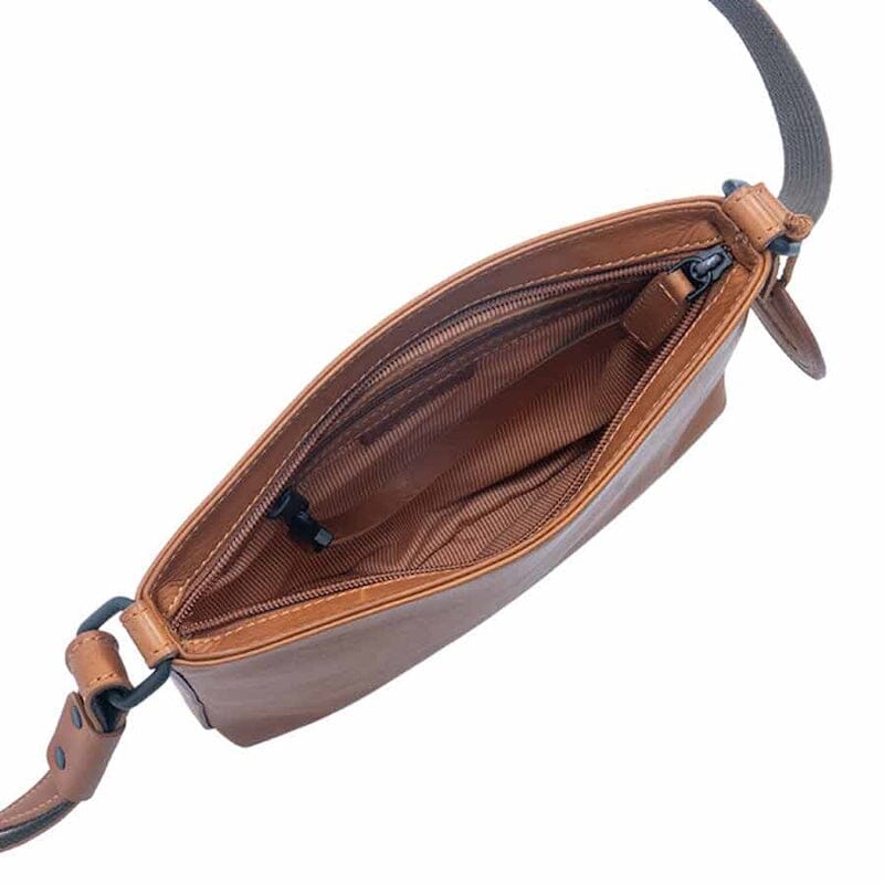 Saccoo Senora Crossbody Tas Donkerbruin