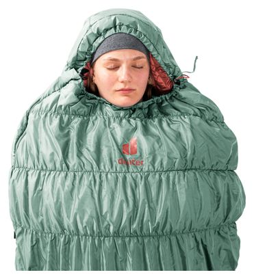 Sac de Couchage Femme Deuter Exosphere  4°SL Vert