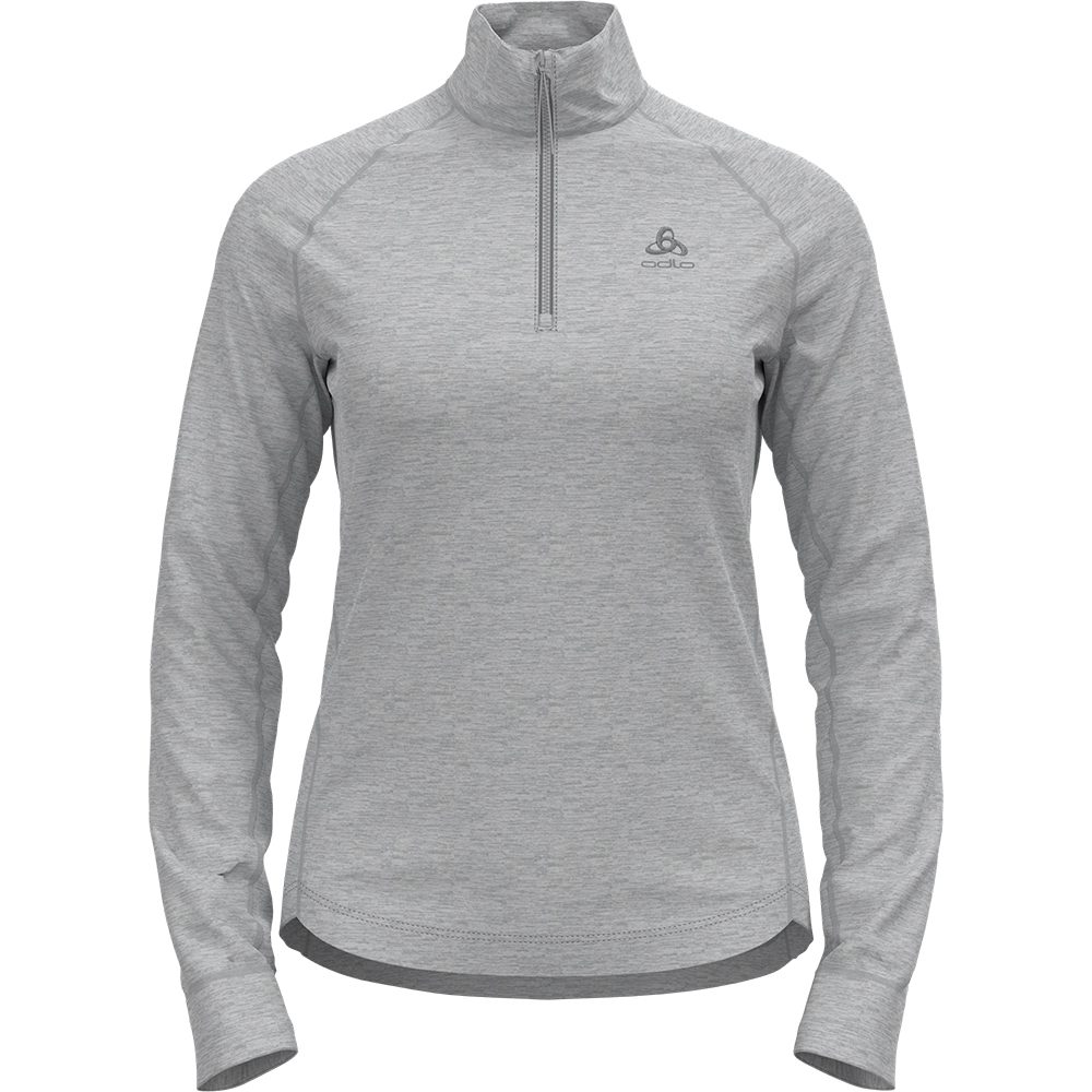 Odlo Berra 1/2 Zip Midlayer Damen grey melange