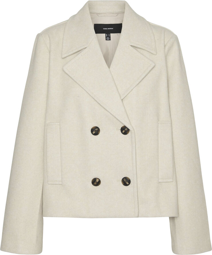 Vero Moda VMVINCEMIA SHORT JACKET NOOS Oatmeal/melange