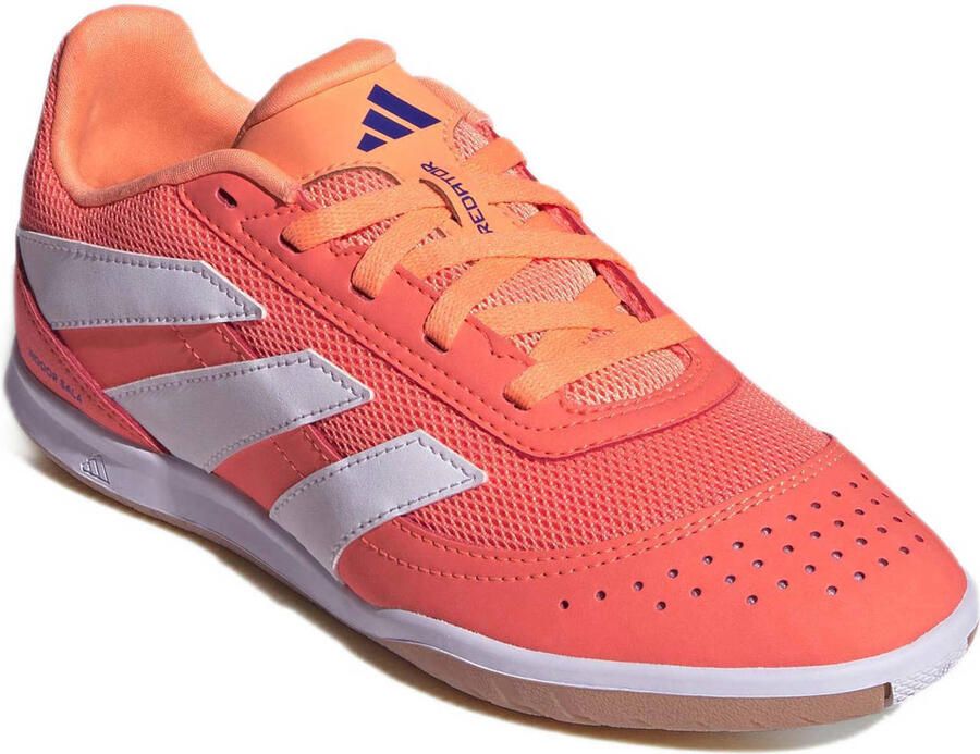 Adidas Perfor ce Predator Club In Sala junior zaalvoetbalschoenen koraalrood wit oranje