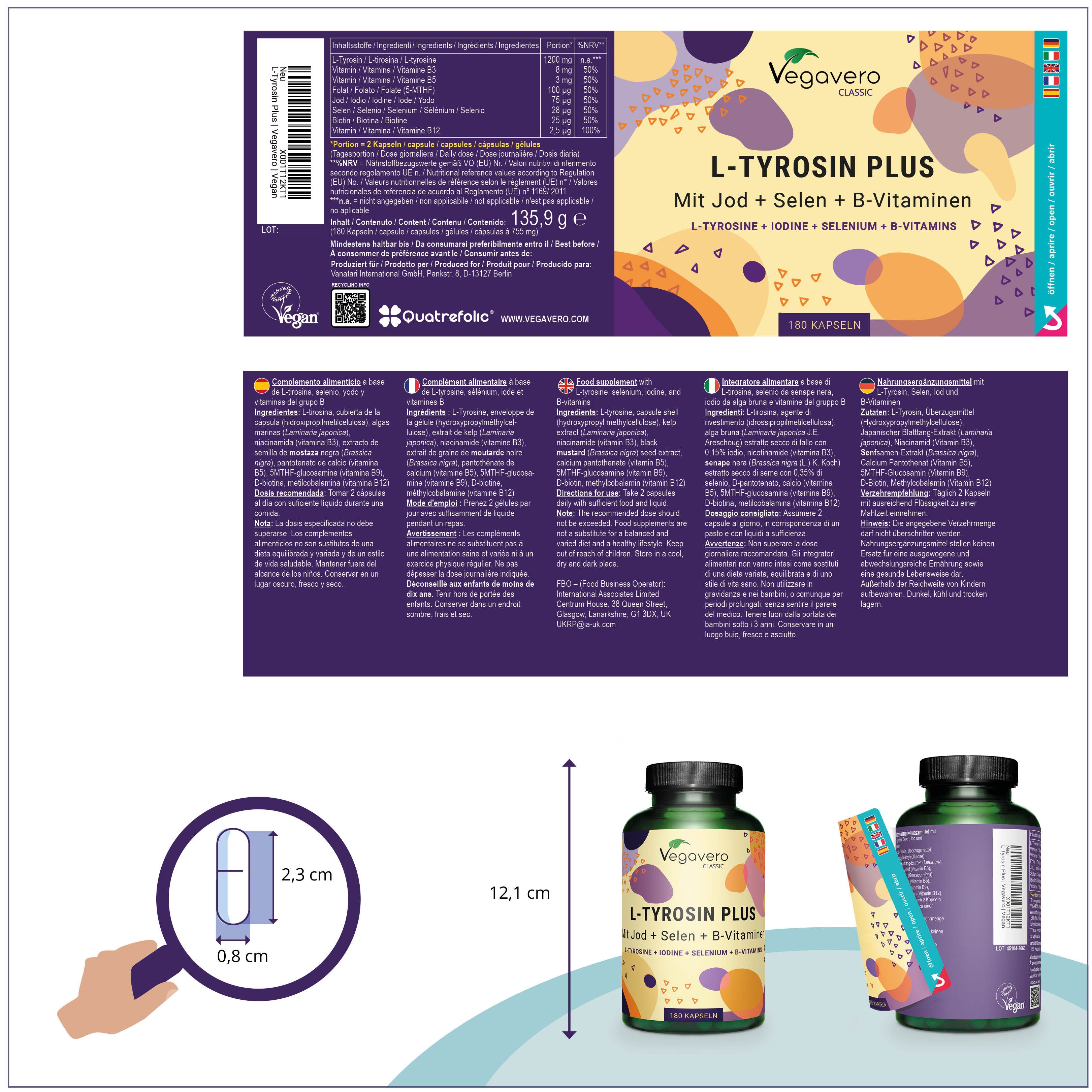 VEGAVERO L-Tyrosin Plus