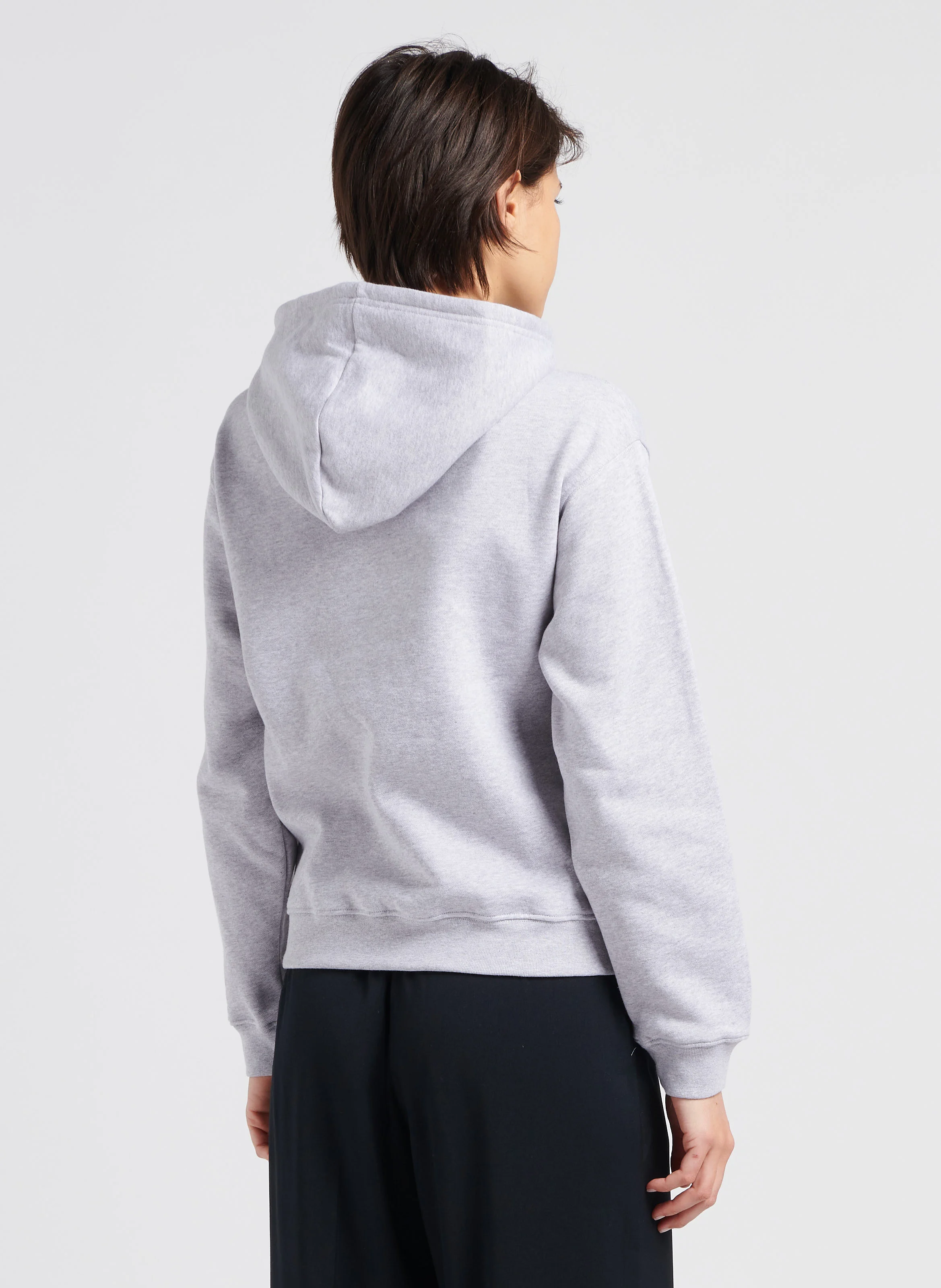 REAUMUR GOOD VIBE - Sweat à capuche brodé Good vibes en coton bio | Gris