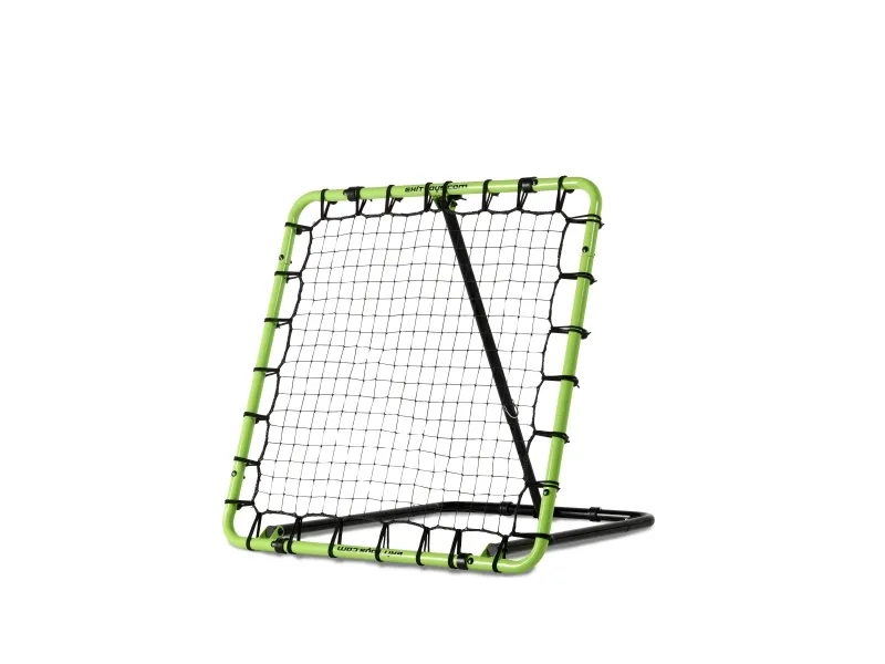 EXIT Tempo multisport rebounder 100x100cm - green/black, Firkant, Multi-station rebounder, Justerbar vinkel, Sort, Grøn