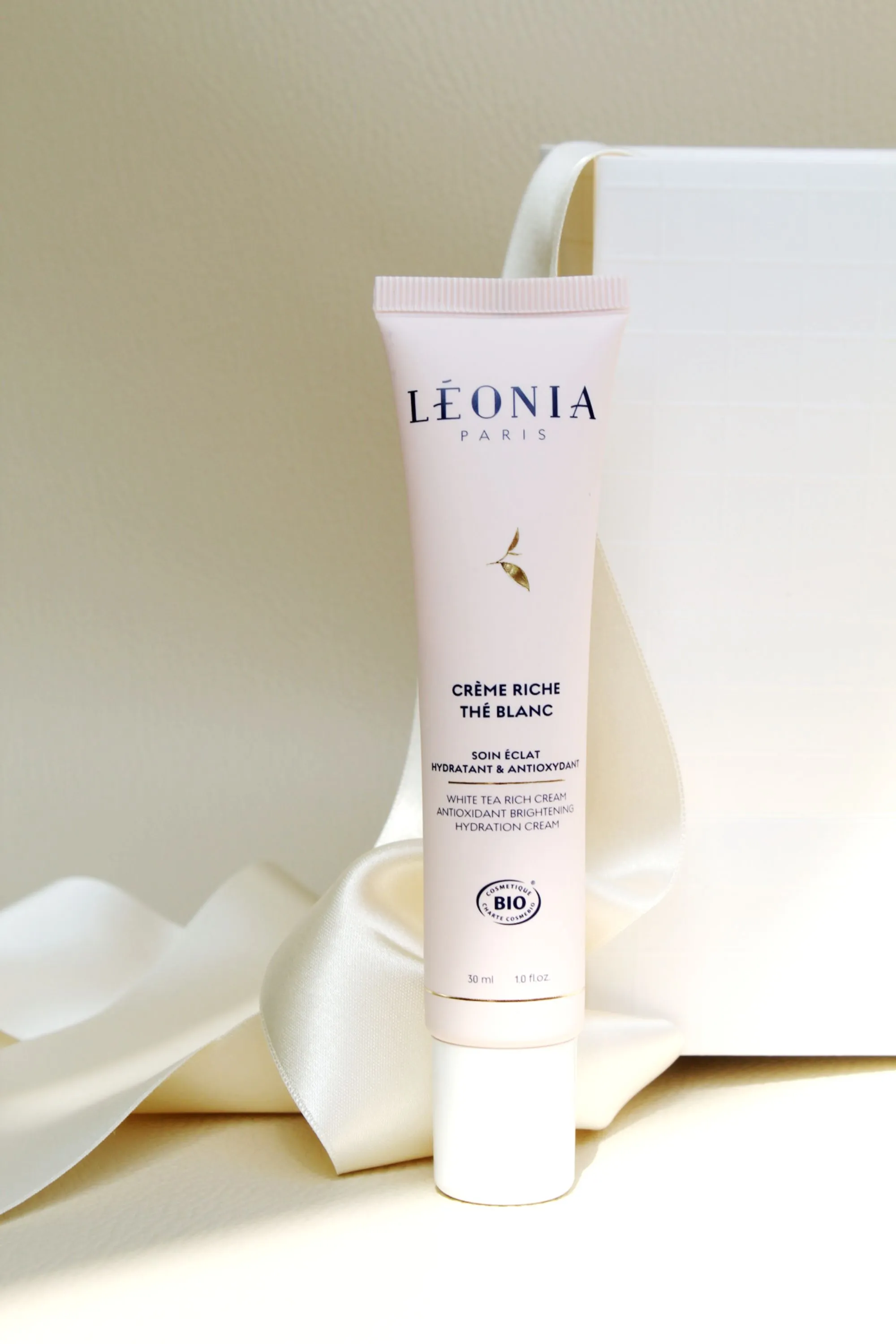 Léonia Crème riche thé blanc soin éclat hydratant & antioxydant-30 ml