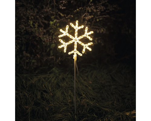 LED Decoratieve Lafiora Sneeuwvlok Stick 113 stuks 65 cm Warm Wit