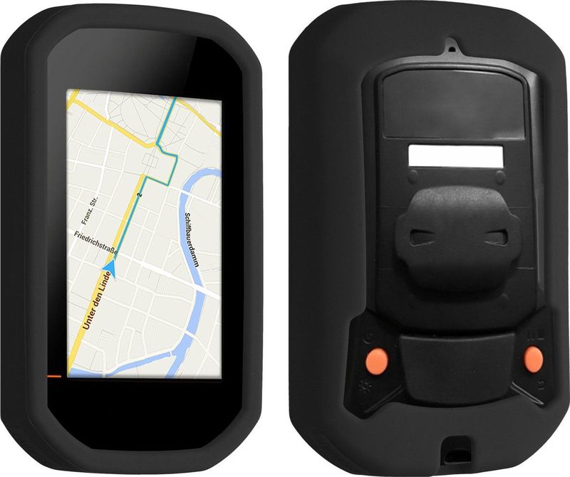 kwmobile - Beschermhoes - Geschikt voor Bryton Rider 420 / 320 - Siliconen Cover - Fietscomputer GPS